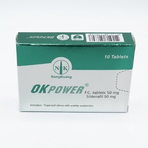 南光 – 美好挺®膜衣錠 OKPOWER 50mg (10錠/盒) 台廠威而鋼學名藥